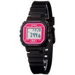 Relógio Casio Digital Preto/roxo Feminino La-20wh-4adf