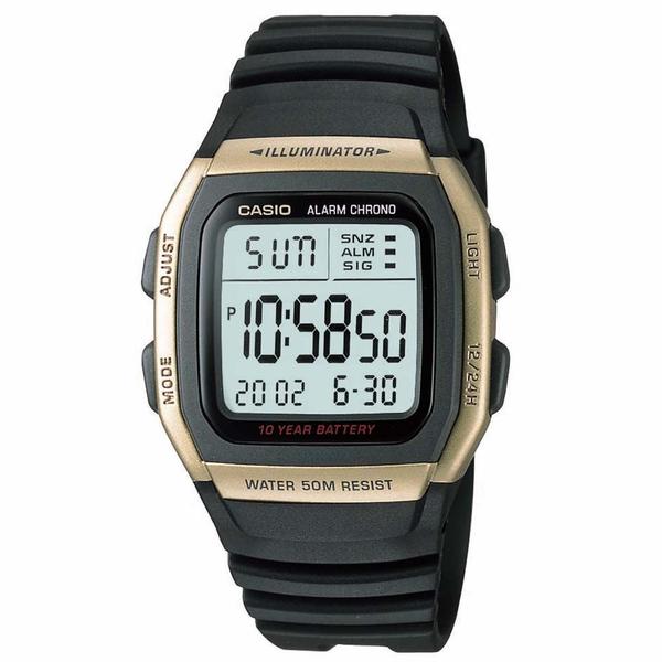 Relógio Casio Digital W-96H-9AVDF Preto