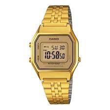 Relógio Casio Dourado Vintage Retro La680wga 9df