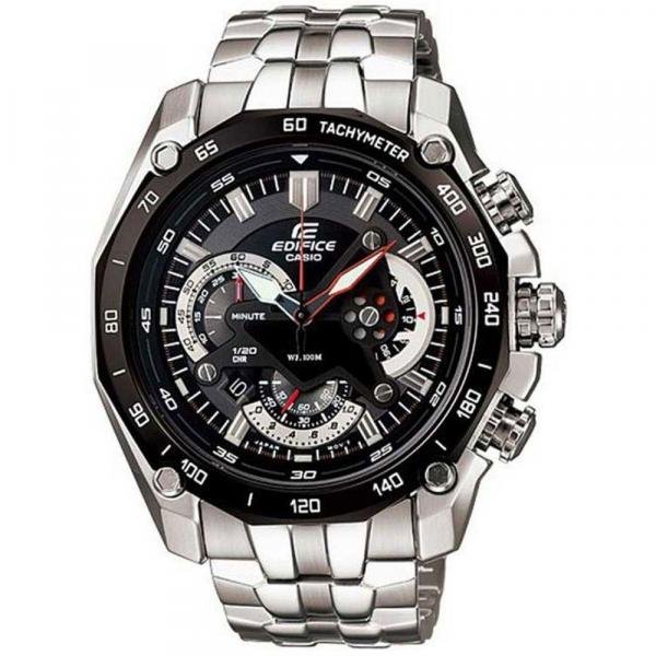 Relógio Casio Edifice Chronograph Prata e Preto