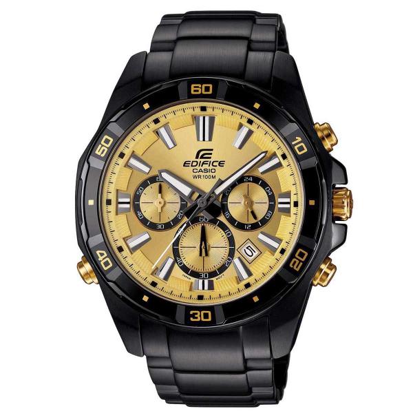 Relógio Casio Edifice Cronógrafo Analógico Masculino EFR-534BK-9AVDF