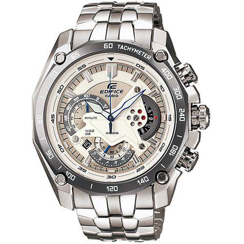 Relógio Casio Edifice Cronógrafo Ef-550d-7avudf Branco