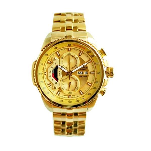 Relógio Casio Edifice Ef-558d Dourado Cronografo