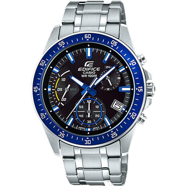 Relógio Casio Edifice EFV-540D-1A2VUDF Analógico Azul e Prata