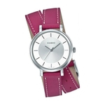 Relógio Casio Feminino Analógico Collection Rosa Ltp-e143dbl-4a1dr