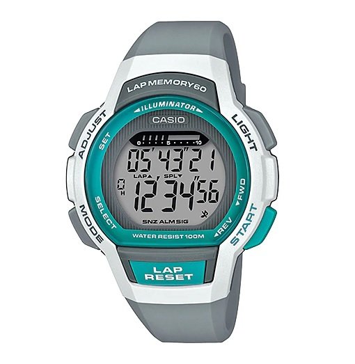 Relógio Casio Feminino Digital Standard Prova D'Água LWS-1000H-8AVDF