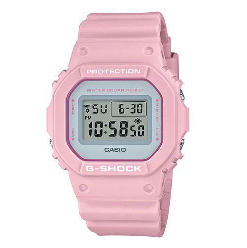 Relógio Casio Feminino G-Shock Soft Colors Rosa DW-5600SC-4DR