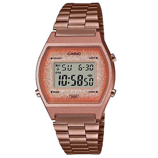 Relógio Casio Feminino Glitter Vintage Rosé B640WCG-5DF