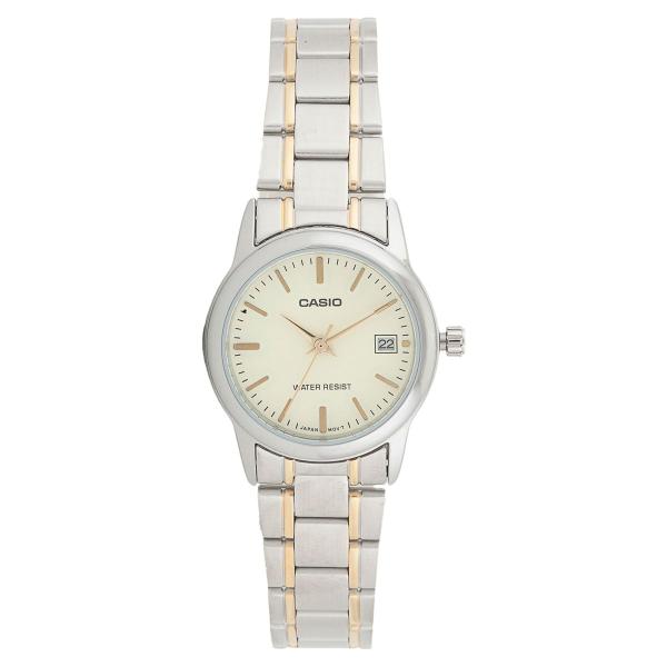 Relógio Casio Feminino Prata Ltpv002sg9audf