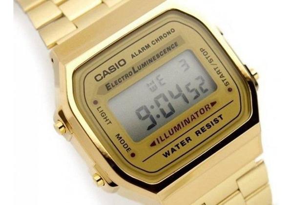 Relógio Casio Feminino Vintage A168WG-9WDF - Dourado