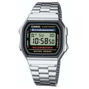 Relógio Casio Feminino Vintage Prata A168Wa