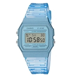 Relógio Casio Feminino Vintage Standard Azul F-91WS-2DF