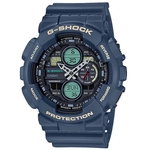 Relógio Casio G-shock Anadigi Azul Ga-140-2adr