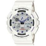 Relógio Casio G-shock Anadigi Ga-100a-7adr Branco