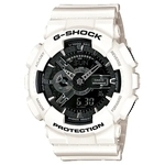 Relógio Casio G-shock Anadigi Ga-110gw-7adr Branco