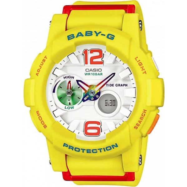 Relogio Casio G-Shock Baby-G Feminino BGA 180 9BDR