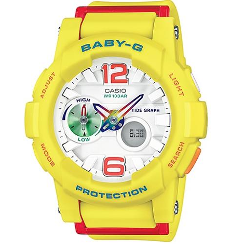 Relogio Casio G-Shock Baby-G Feminino Bga 180 9bdr