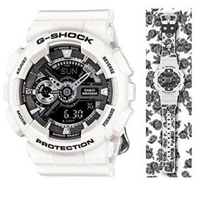 Relogio Casio G-Shock Black Dial White Gma-S110F-7A