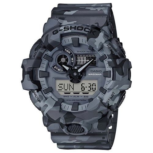 Relógio Casio G-shock Camuflado Cinza Ga-700cm-8adr