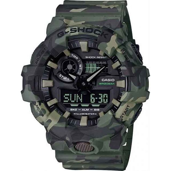 Relógio Casio G-Shock Camuflado GA-700CM-3ADR Resistente a Choques