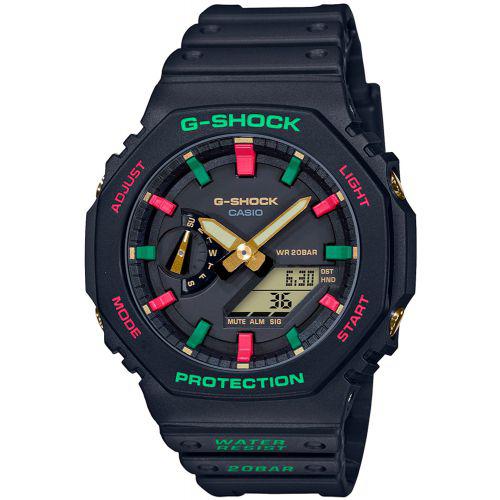 Relógio Casio G-shock Carbon Core Guard Unissex GA-2100TH-1ADR