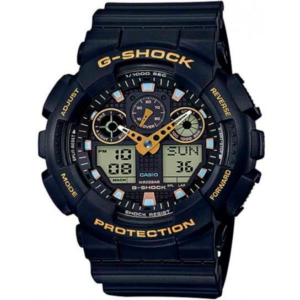 Relógio Casio G-Shock GA-100GBX-1A9DR Resistente a Choques