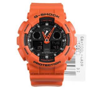 Relógio Casio G-shock Ga-100l 4a Laranja Serie Limitada +nfe