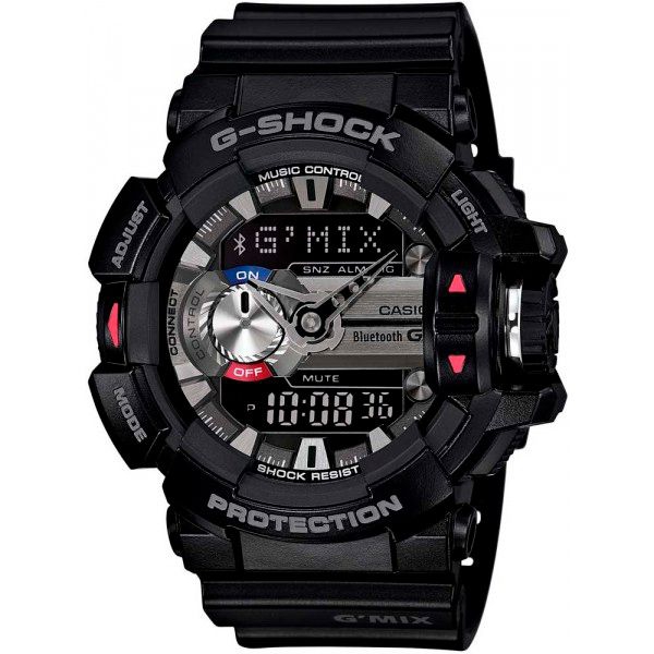 Relógio Casio G-Shock G'MIX GBA-400-1ADR Bluetooth