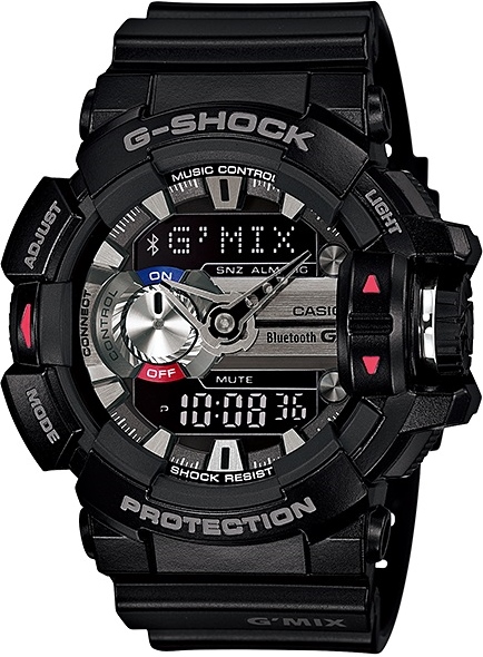 Relógio Casio G-Shock G'MIX GBA-400-1ADR *Bluetooth