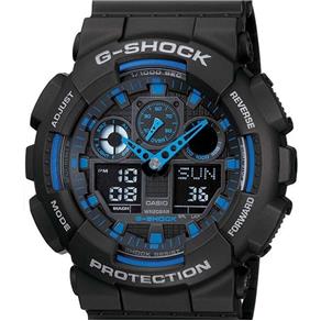 Relogio Casio G-Shock Gshock Ga100-1A2 Black Sports