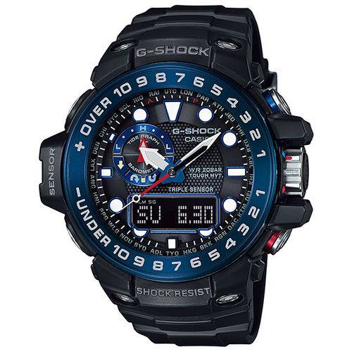 Relógio Casio G-shock Gulfmaster Anadigi Gwn-1000b-1bdr Azul