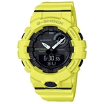 Relógio CASIO G-SHOCK masculino anadig amarelo GBA-800-9ADR