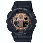 Relógio Casio G-shock Masculino Preto Rose Ga-100mmc-1adr