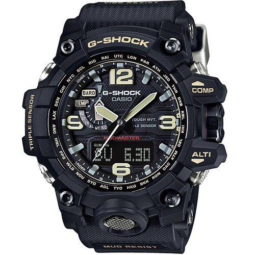 Relógio Casio G-Shock Mudmaster Tough Solar Gwg-1000-1adr Preto