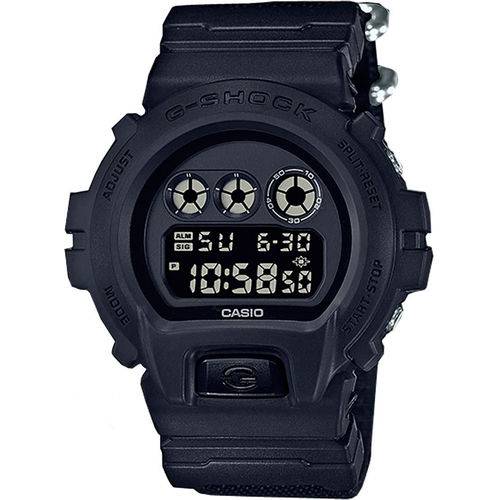 Relógio Casio - G-Shock - Pulseira de Lona - DW-6900BBN-1DR