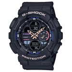 Relógio CASIO G-SHOCK unissex anadigi preto GMA-S140-1ADR