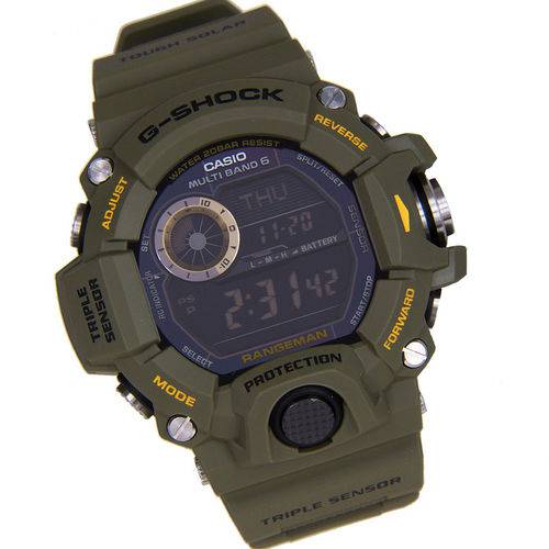 Relógio Casio G-shock Verde Solar Digital Gw-9400-3dr