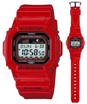 Relógio Casio Gshock Gwx 5600c-4 Vermelho G Lide