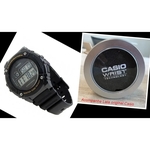 Relógio Casio Illuminator PULSEIRA DE RESINA 7 Alarmes W-216h-1bV