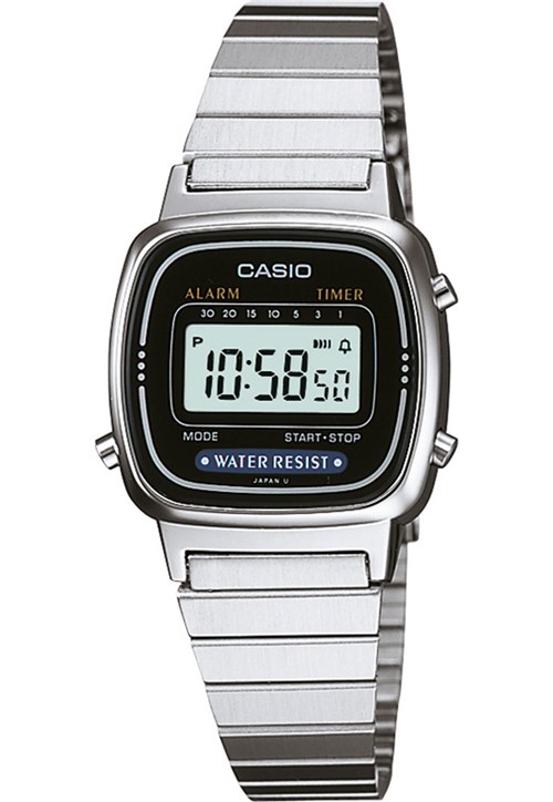 Relógio Casio LA670WA-1DF Prata