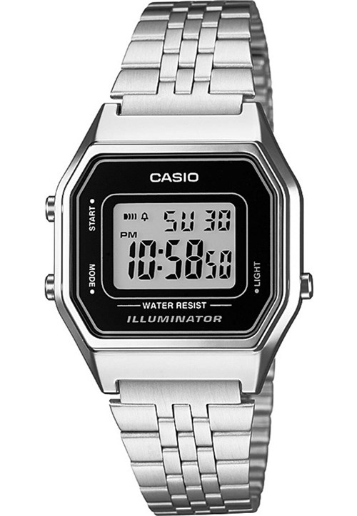 Relógio Casio LA680WA-1DF Prata