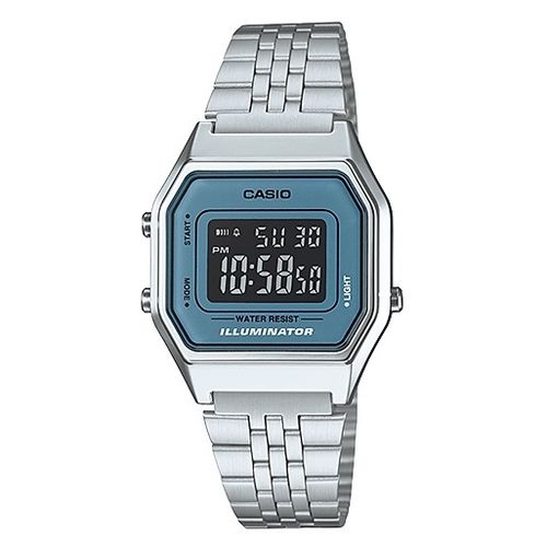 Relogio Casio LA680WA-2BDF Cronometro Alarme Vintage