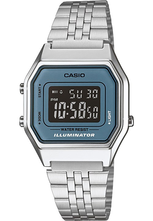 Relógio Casio LA680WA2BDF Prata