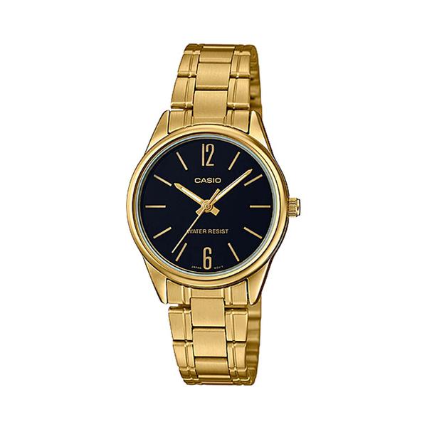 Relógio Casio Ladies Feminino LTP-V005G-1B Analógico Dourado