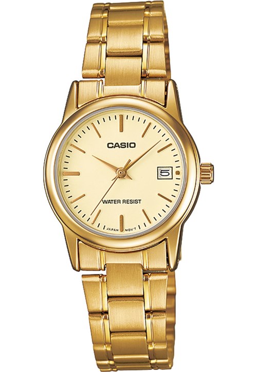 Relógio Casio LTPV002G9AUDF Dourado