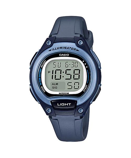 Relógio Casio Lw-203-2avdf - Digital Cinza/azul