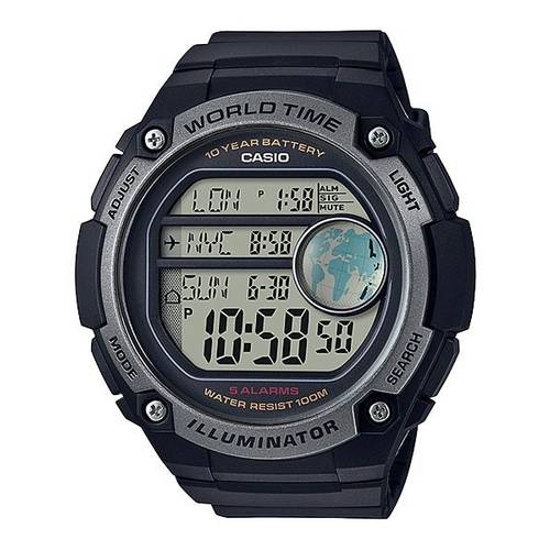 Relógio Casio Masculino Ae-3000w-1avdf Preto