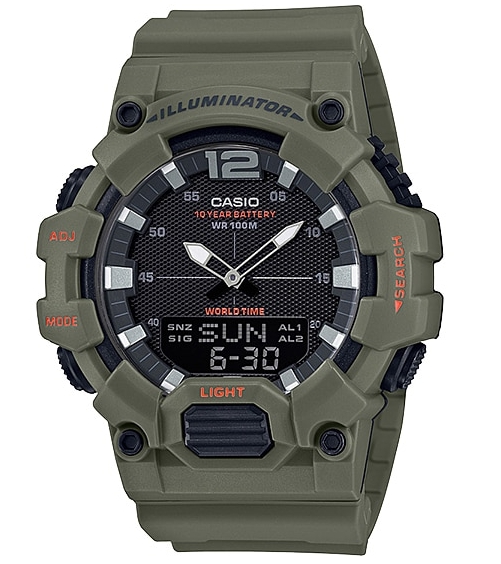 Relógio Casio Masculino Anadigi Illuminator HDC-700-3A2VDF