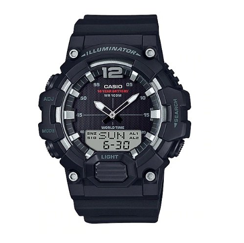 Relógio Casio Masculino Anadigi Prova D'Água HDC-700-1AVDF