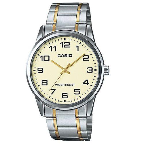 Relógio Casio Masculino Analógico Prata MTP-V001SG-9BUDF